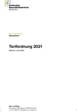 Tarifordnung 2021 Alter und Pflege Alpsteeblick - g&uuml;ltig ab 1. Januar 2021 - gzai.ch