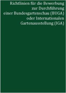 Richtlinien f&uuml;r die Bewerbung zur Durchf&uuml;hrung einer Bundesgartenschau (BUGA) oder Internationalen Gartenausstellung (IGA) - Vorgaben zur Bewerbung