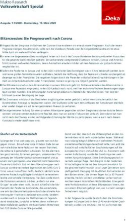 Makro Research Volkswirtschaft Spezial - Deka