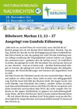 Bibelwort: Markus 13, 33 - 37 Ausgelegt von Gundula K&uuml;hneweg - Pastoralverbund ...