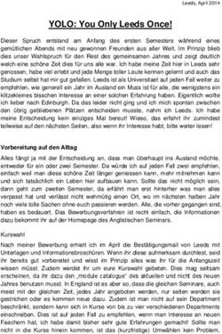 YOLO: You Only Leeds Once!