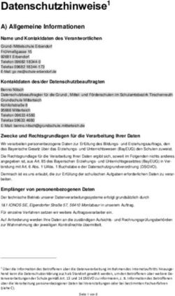 Datenschutzhinweise1 A Allgemeine Informationen - Mittelschule Erbendorf