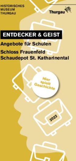 ENTDECKER & GEIST Angebote f&uuml;r Schulen Schloss Frauenfeld Schaudepot St. Katharinental