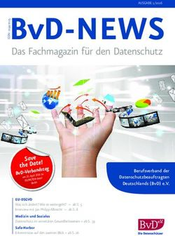 BVD-NEWS DAS FACHMAGAZIN F&Uuml;R DEN DATENSCHUTZ - BERUFSVERBAND DER ...