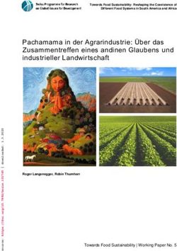 Pachamama in der Agrarindustrie: &Uuml;ber das Zusammentreffen eines andinen Glaubens und industrieller Landwirtschaft - boris
