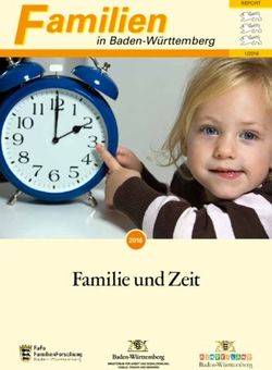 Familie und Zeit - in Baden-Württemberg 2016 - Statistisches Landesamt Baden-Württemberg