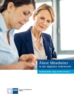Ältere Mitarbeiter in der digitalen Arbeitswelt - Handlungsfelder, Tipps und Best Practice - BIHK