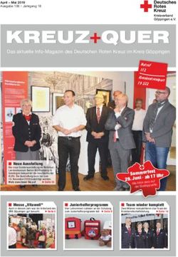 KREUZ+QUER Das aktuelle Info-Magazin des Deutschen Roten Kreuz im Kreis Göppingen - DRK-Kreisverband Göppingen e.V.