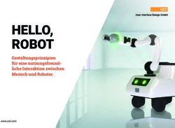 HELLO, ROBOT Gestaltungsprinzipien f&uuml;r eine nutzungsfreundliche Interaktion zwischen Mensch und Roboter - User Interface Design GmbH
