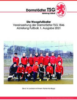 Darmst&auml;dter TSG Die Woogsfu&szlig;baller - Vereinszeitung der Darmst&auml;dter TSG 1846 Abteilung Fu&szlig;ball, 1. Ausgabe 2021 - Darmst&auml;dter TSG 1846