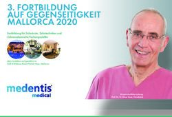 FORTBILDUNG AUF GEGENSEITIGKEIT MALLORCA 2020 - medentis ...