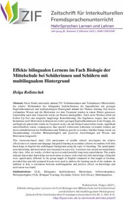 Effekte bilingualen Lernens im Fach Biologie der Mittelschule bei Schülerinnen und Schülern mit multilingualem Hintergrund