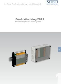 Produktkatalog 2021 Einzelraumregler und Bediensysteme - SABO Elektronik GmbH