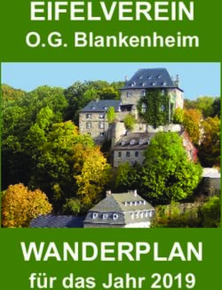 EIFELVEREIN O.G. Blankenheim - WANDERPLAN - Eifelverein Blankenheim