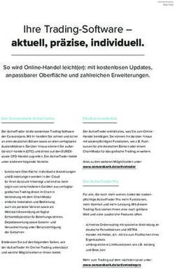 Aktuell, pr&auml;zise, individuell - Ihre Trading-Software-Consorsbank