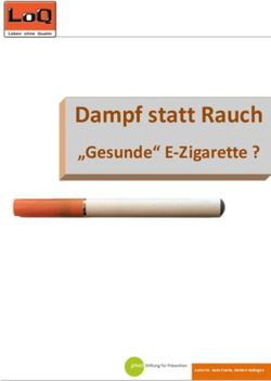Dampf statt Rauch "Gesunde" E-Zigarette ?