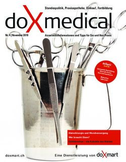 STANDESPOLITIK, PRAXISAPOTHEKE, EINKAUF, FORTBILDUNG - DOXMART