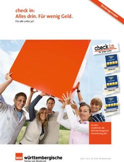Check in: Alles drin. F&uuml;r wenig Geld - F&uuml;r alle unter 30! - Kunden empfehlen die W&uuml;rttembergische Versicherung AG!