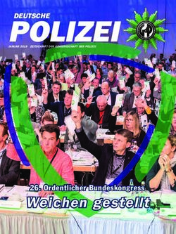 POLIZEI - Weichen gestellt 26. Ordentlicher Bundeskongress - Gewerkschaft der Polizei