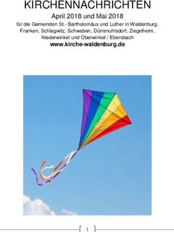 KIRCHENNACHRICHTEN April 2018 und Mai 2018 - www.kirche-waldenburg.de - Kirchgemeinden Waldenburg