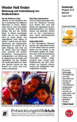 Wieder Halt finden Betreuung und Unterst&uuml;tzung von Stra&szlig;enkindern - Entwicklungshilfeklub