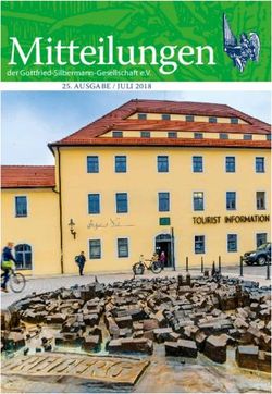 Mitteilungen 25. AUSGABE / JULI 2018 - der Gottfried-Silbermann-Gesellschaft e.V.