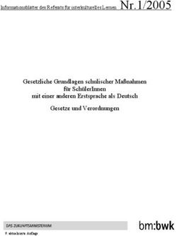Gesetzliche Grundlagen schulischer Ma&szlig;nahmen f&uuml;r Sch&uuml;lerInnen mit einer anderen Erstsprache als Deutsch Gesetze und Verordnungen ...