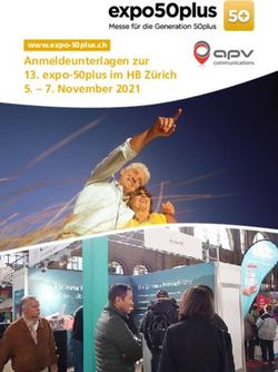 Anmeldeunterlagen zur 13. expo-50plus im HB Z&uuml;rich 5 - 7. November 2021 - www.expo-50plus.ch
