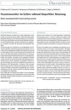 Neurotransmitter im Gehirn w&auml;hrend k&ouml;rperlicher Belastung