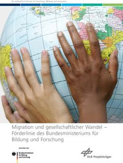 Migration und gesellschaftlicher Wandel - F&ouml;rderlinie des Bundesministeriums f&uuml;r Bildung und Forschung - polsoz.fu-berlin.de