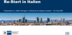 Re-Start in Italien Pr&auml;sentation zu "Italien Navigator | umfassend & zielgenau beraten" - 26. Mai 2020 - DIHK