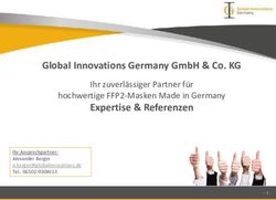 Global Innovations Germany GmbH & Co. KG Expertise & Referenzen - Ihr zuverl&auml;ssiger Partner f&uuml;r hochwertige FFP2-Masken Made in Germany - Global ...