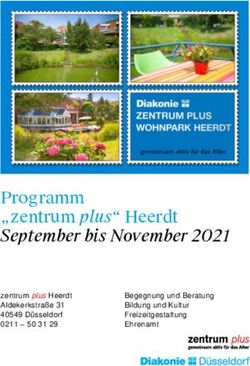 Programm "zentrum plus" Heerdt September bis November 2021