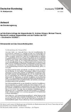 Antwort der Bundesregierung - Deutscher Bundestag - Fraktion der Freien Demokraten im ...