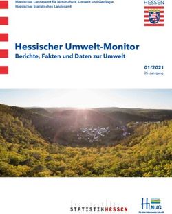 Hessischer Umwelt-Monitor - Berichte, Fakten und Daten zur Umwelt 01/2021