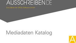 Mediadaten Katalog Eine Marke der ORCA Software GmbH