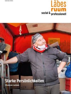 Starke Pers&ouml;nlichkeiten - Chancen nutzen - Sommer 2021 - L&auml;besruum