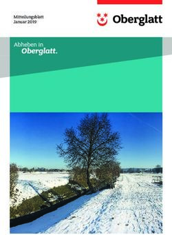 Mitteilungsblatt Januar 2019 - Gemeindeverwaltung Oberglatt