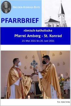 PFARRBRIEF Pfarrei Amberg - St. Konrad - BRUDER-KONRAD-BOTE - 2021 ...