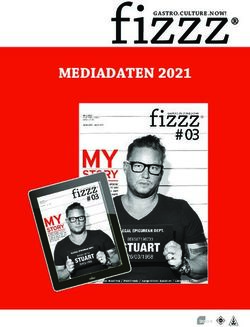 MEDIADATEN 2021 GASTRO.CULTURE.NOW! - Meininger Verlag