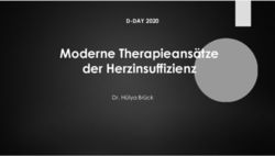 Moderne Therapieansätze der Herzinsuffizienz - D-DAY 2020 Dr. Hülya Brück - Diabetologen Hessen