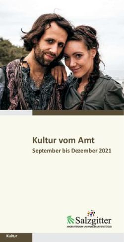 Kultur vom Amt September bis Dezember 2021 - Stadt Salzgitter