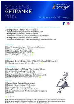 SPEISEN & GETR&Auml;NKE 2019 - Stadtgasthaus Eisvogel