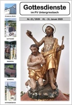 Gottesdienste im PV Untergriesbach - Nr.01/2020 01.-31.Januar2020 - Pfarrei Untergriesbach