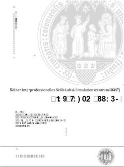 Kölner Interprofessionelles Skills Lab & Simulationszentrum (KISs) - Universität zu Köln