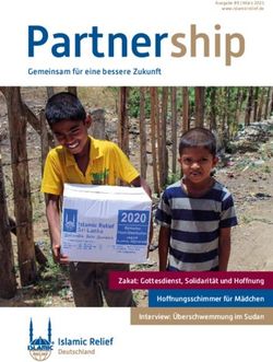 Partnership Gemeinsam f&uuml;r eine bessere Zukunft - Zakat: Gottesdienst, Solidarit&auml;t und Hoffnung - Islamic Relief