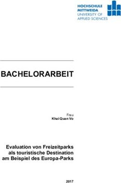 BACHELORARBEIT - Evaluation von Freizeitparks als touristische Destination am Beispiel des Europa-Parks - Publication Server of Hochschule Mittweida