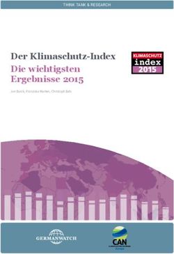 Der Klimaschutz-Index Die wichtigsten Ergebnisse 2015 - THINK TANK & RESEARCH - Jan Burck, Franziska Marten, Christoph Bals