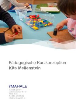 P&auml;dagogische Kurzkonzeption - Kita Meilenstein MAHALE gGmbH Liebermannstra&szlig;e 20 - 22 13088 Berlin Tel.: 030 28 835 202 ...