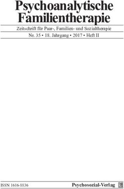 Psychoanalytische Familientherapie - Zeitschrift f&uuml;r Paar-, Familien- und Sozialtherapie Nr. 35 18. Jahrgang 2017 Heft II - Psychosozial-Verlag